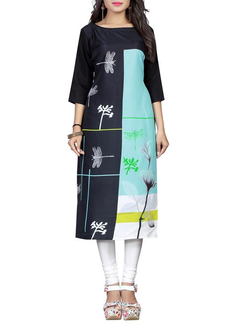 straight printed kurta - 15224165 - Very Small Image - 1