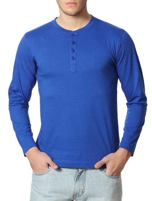 blue cotton t-shirt - 15224555 - Very Small Image - 1