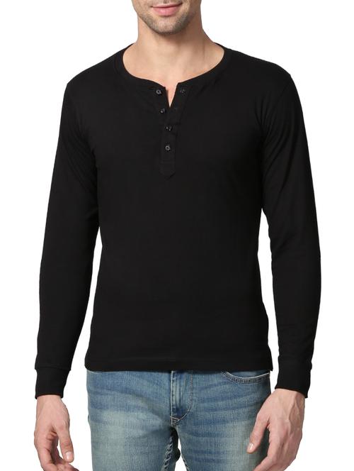 black cotton t-shirt - 15224557 - Very Small Image - 1