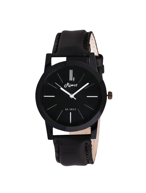 riwot analog black dial men's watch (kk-10) - 15225298 - Very Small Image - 1