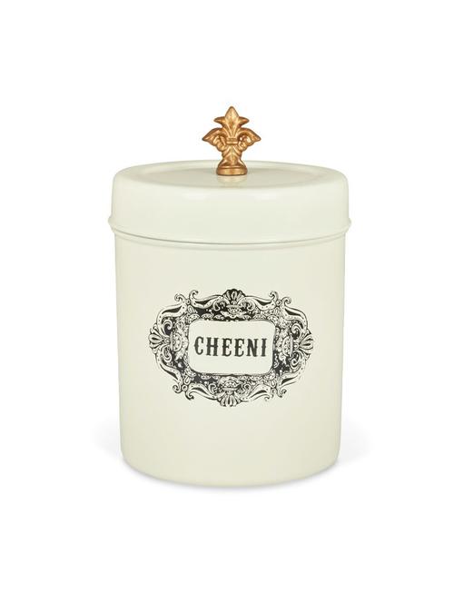stainless steel cheeni sugar canister - 15225306 - Very Small Image - 1