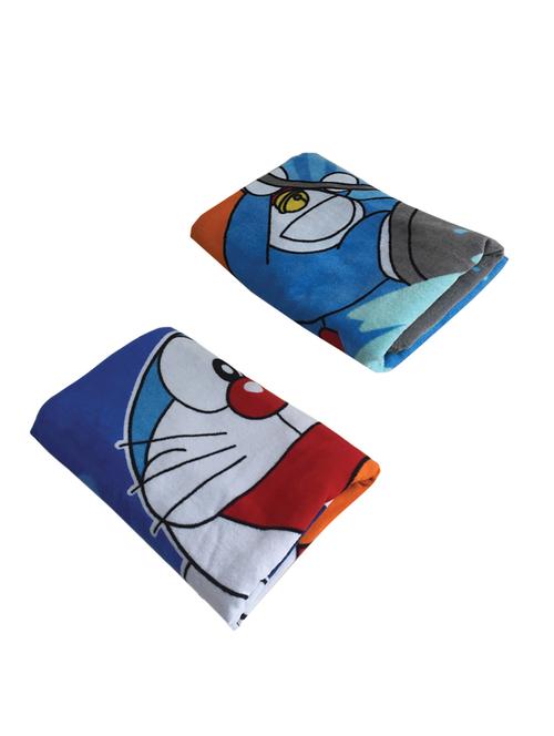 doremon athom trendz bath towel 60x120 cms combo of 2 - 15226955 - Very Small Image - 1
