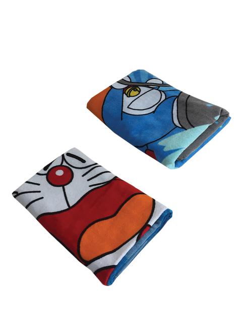 doremon athom trendz bath towel 60x120 cms combo of 2 - 15226956 - Very Small Image - 1