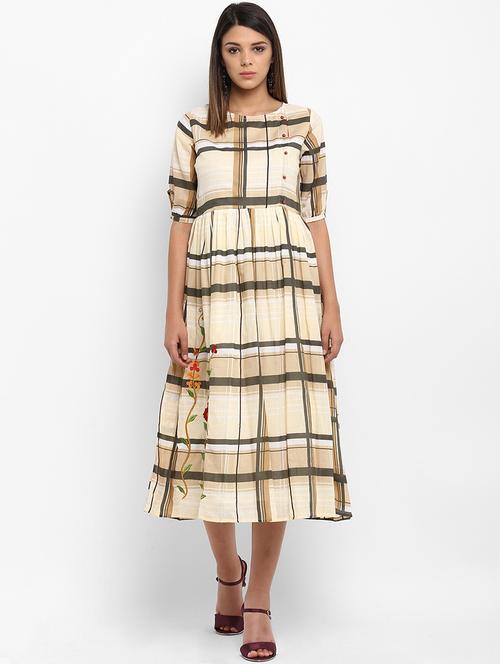checkered fusion dress - 15227393 - Very Small Image - 1