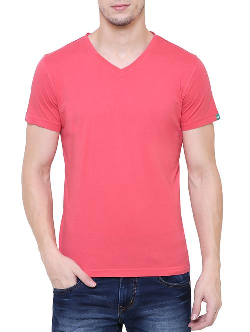 pink cotton t-shirt - 15227749 - Very Small Image - 1
