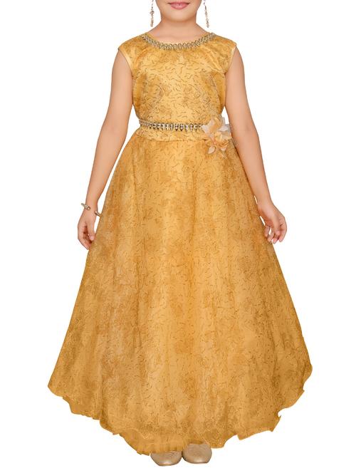 brown net gown - 15229949 - Very Small Image - 1