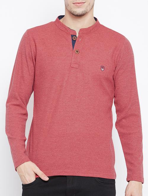 red cotton t-shirt - 15230737 - Very Small Image - 1