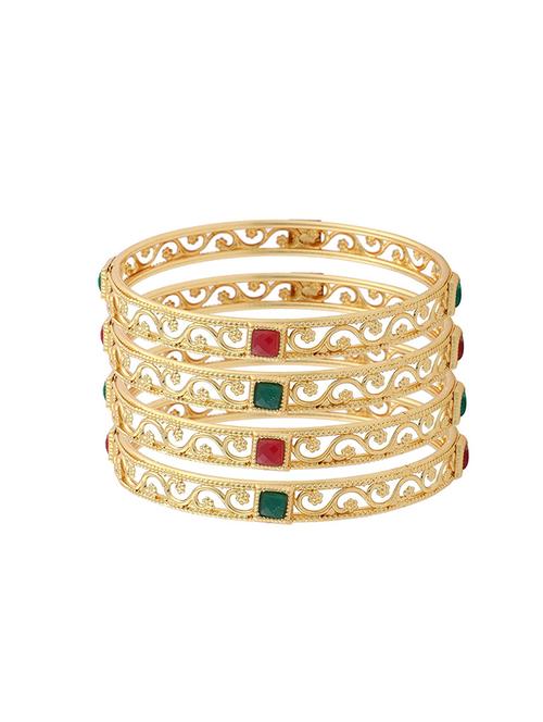 red gold plated bangle - 15231393 - Very Small Image - 1
