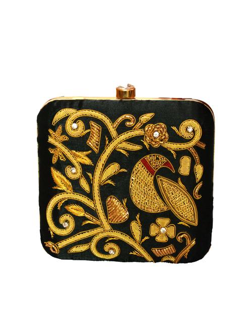 black polyester box clutch - 15236748 - Very Small Image - 1