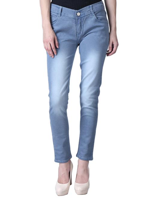 light blue stone wash jeans - 15239854 - Very Small Image - 1