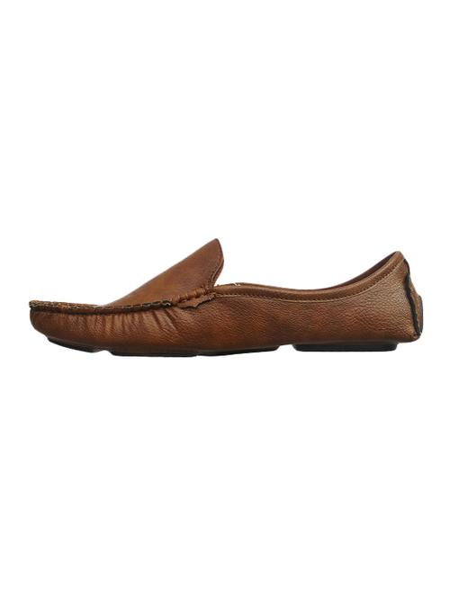 tan leatherette slip on loafer - 15240049 - Very Small Image - 1