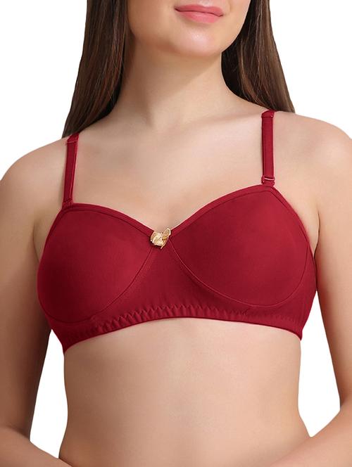 detachable strap solid bra - 15240430 - Very Small Image - 1