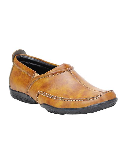 tan leatherette casual slip on - 15242394 - Very Small Image - 1