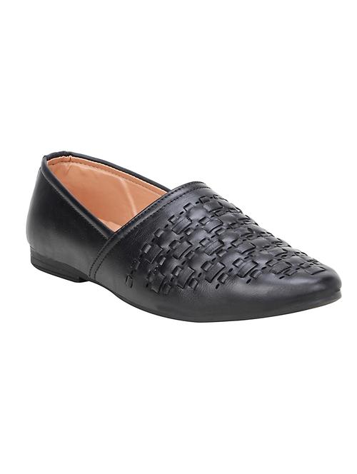 black leatherette casual slip on - 15242402 - Very Small Image - 1
