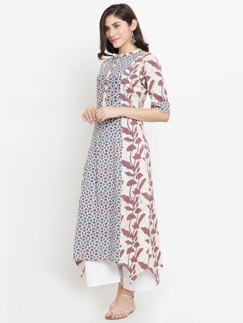 multi color printed kurta - 15242756 - Very Small Image - 1