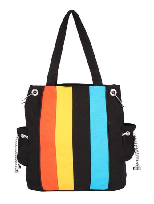 black cotton polyester blend handbag - 15243308 - Very Small Image - 1