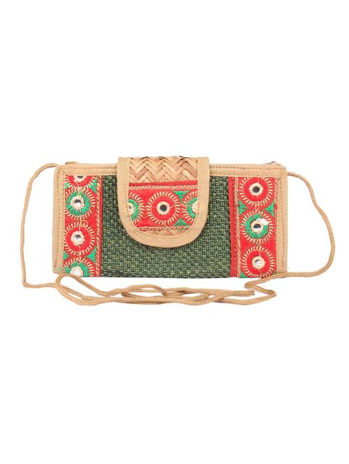 green jute sling bag - 15243386 - Very Small Image - 1