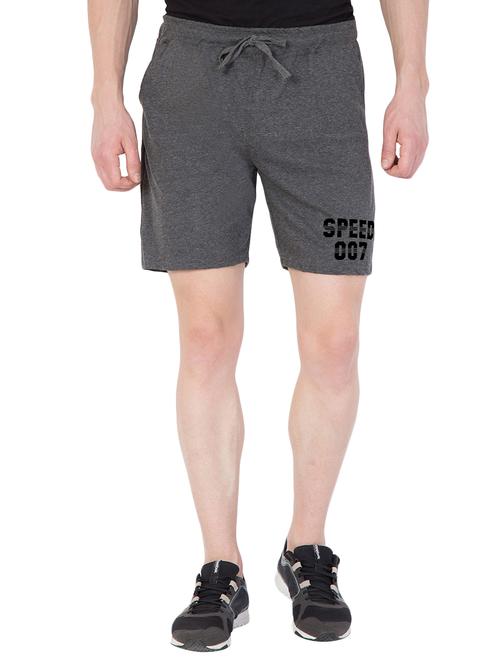 grey printed shorts - 15244637 - Very Small Image - 1