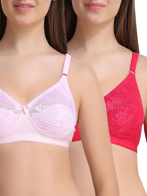 set of 2 bow patch bra - 15254961 - Very Small Image - 1