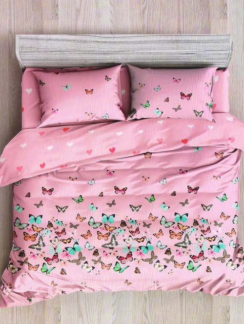 cotton single bedsheet with 1 pillow cover - 15255152 - Very Small Image - 1