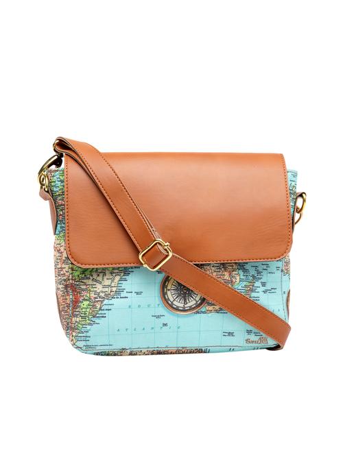 multi colored canvas sling bag - 15257685 - Very Small Image - 1