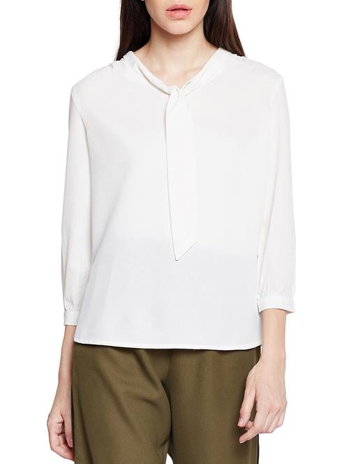 tie knot neck top - 15260817 - Very Small Image - 1