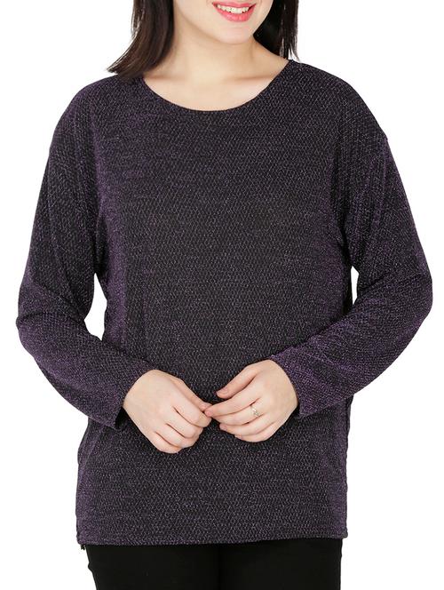 shimmer bat wing sleeved top - 15262287 - Very Small Image - 1