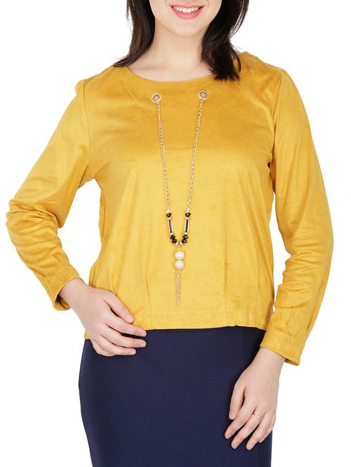 jewel embellished round neck top - 15262341 - Very Small Image - 1