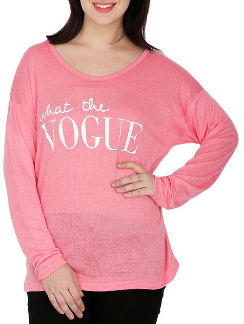 letter print dropped shoulder top - 15262366 - Very Small Image - 1