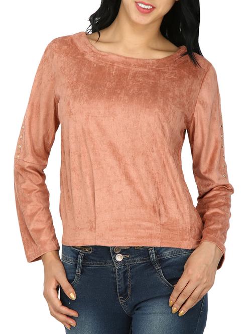 embellished slit sleeved top - 15262374 - Very Small Image - 1