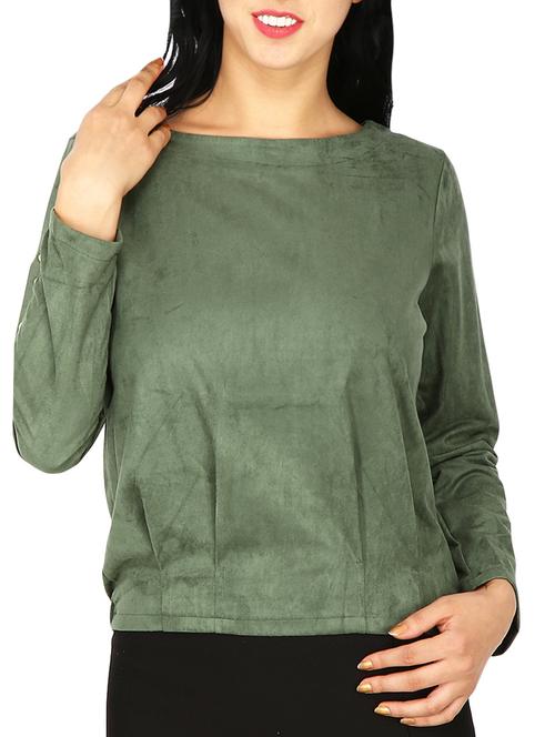 embellished slit sleeved top - 15262375 - Very Small Image - 1