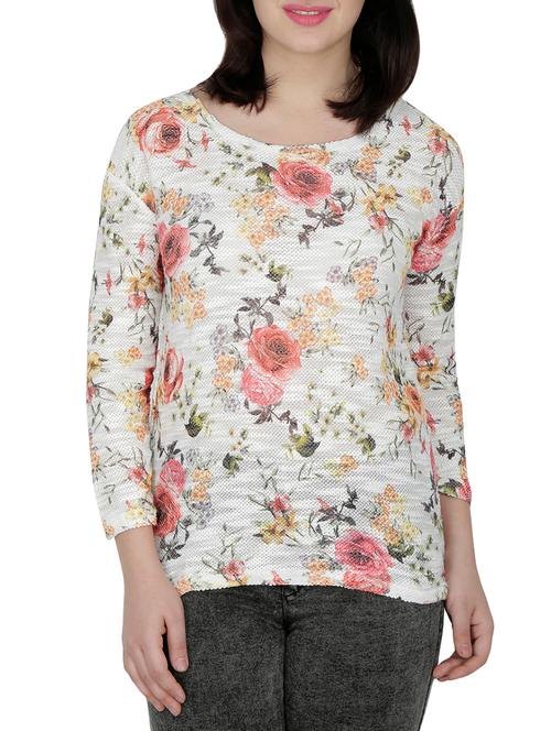 floral knitted top - 15263439 - Very Small Image - 1