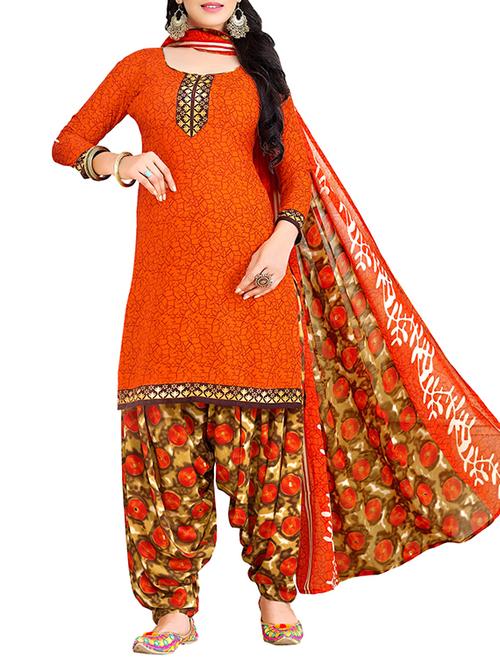 orange unstitched suit - 15264989 - Very Small Image - 1