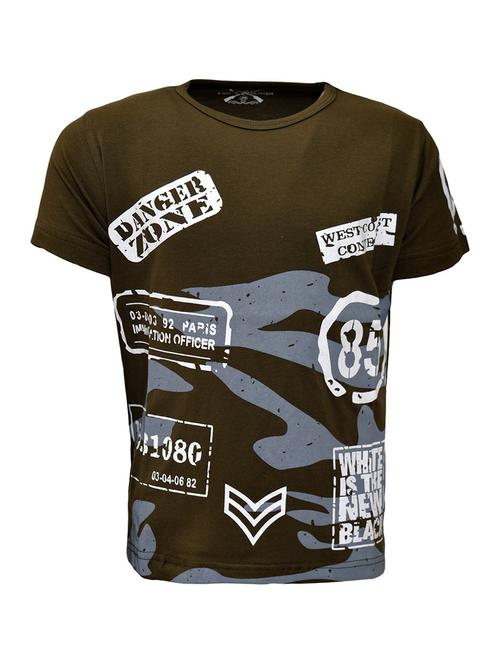 round neck graphic print t-shirt - 15265532 - Very Small Image - 1