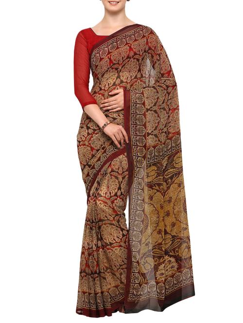 all over printed saree - 15266144 - Very Small Image - 1