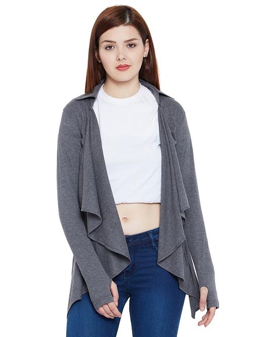 long sleeved water fall shrug - 15267836 - Very Small Image - 1