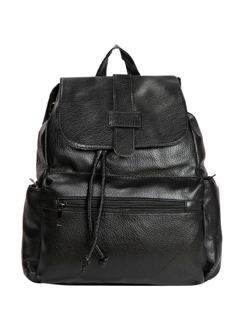 black leatherette (pu) regular backpack - 15270332 - Very Small Image - 1