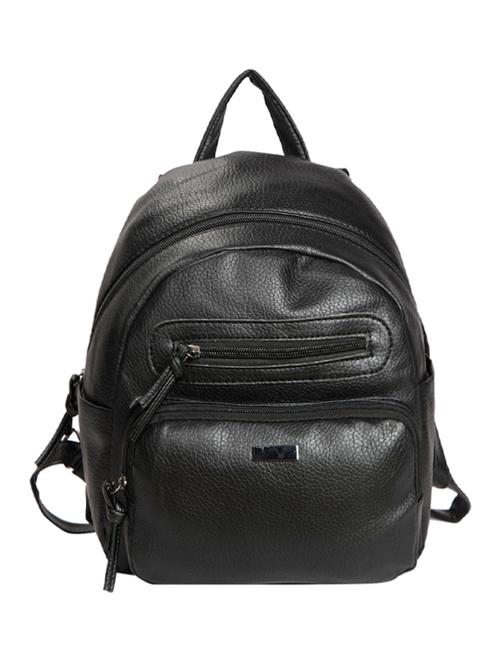 black leatherette (pu) regular backpack - 15270338 - Very Small Image - 1