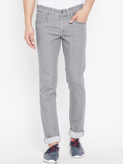 grey denim plain jeans - 15270461 - Very Small Image - 1