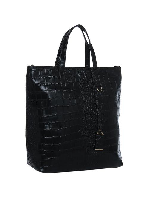 black leatherette (pu) handbag - 15273356 - Very Small Image - 1