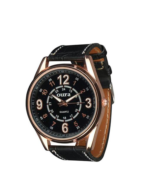 oura analouge black dial men's watch- or-mtc-0139 - 15274302 - Very Small Image - 1