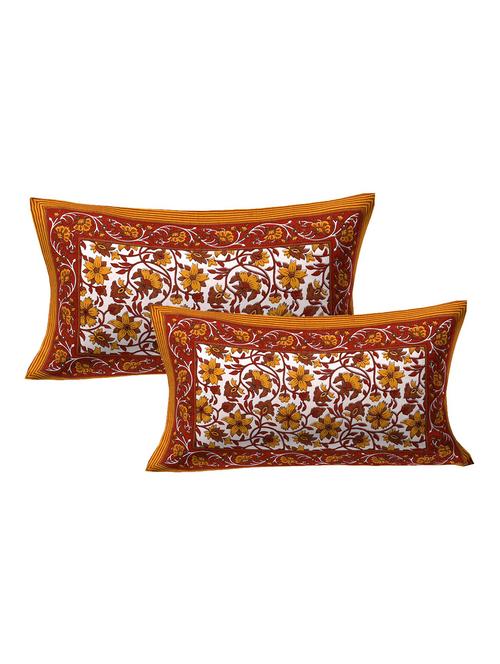 cotton printed pillow cover set(2 pieces)-27"x17" - 15274923 - Very Small Image - 1