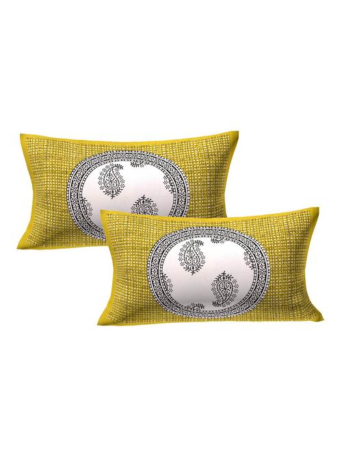 cotton printed pillow cover set(2 pieces)-27"x17" - 15274933 - Very Small Image - 1
