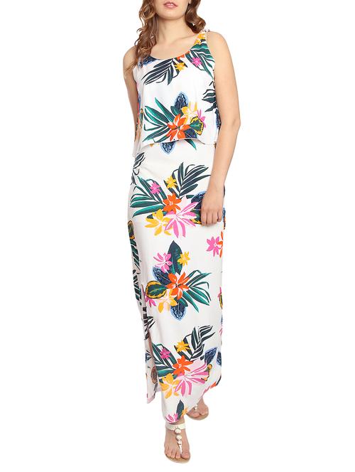 floral layered maxi dress - 15276440 - Very Small Image - 1