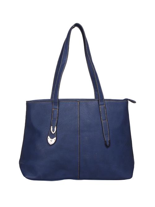 blue leatherette (pu) handbag - 15277512 - Very Small Image - 1