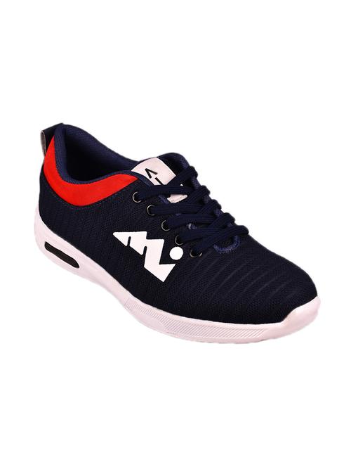 blue mesh lace up sport shoes - 15277891 - Very Small Image - 1