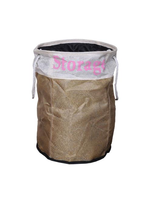 jute laundry basket / storage bag - 15278615 - Very Small Image - 1