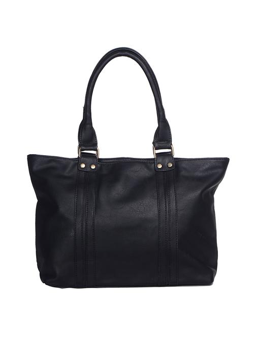 black leatherette (pu) handbag - 15281641 - Very Small Image - 1