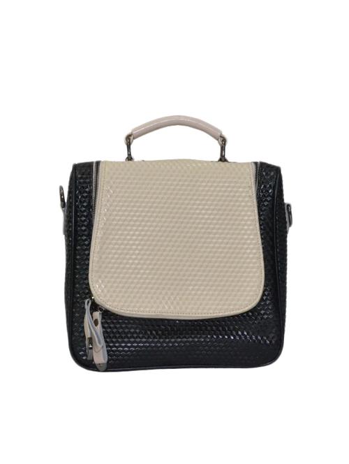 black leatherette (pu) regular backpack - 15281674 - Very Small Image - 1
