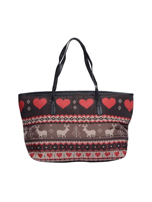 multi colored leatherette (pu) handbag - 15281702 - Very Small Image - 1